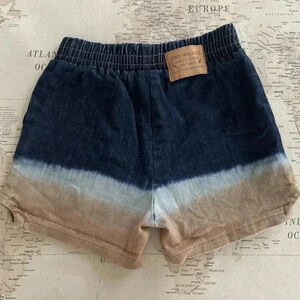 Tiny Whales The Dude Tie Dye Denim Dad Shorts Size 10 EUC